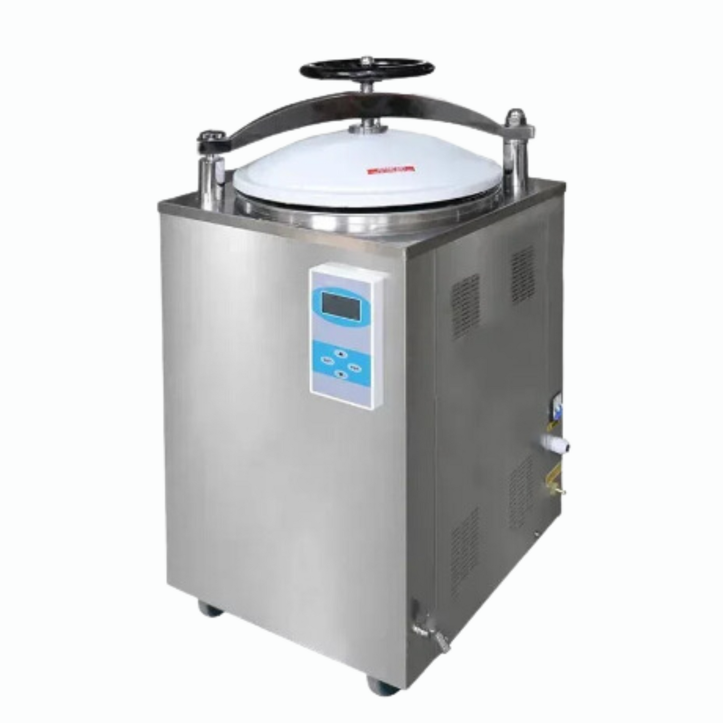 100L Stainless Steel Laboratory Vertical High Pressure Steam Sterilizer Automatic Autoclave Medical