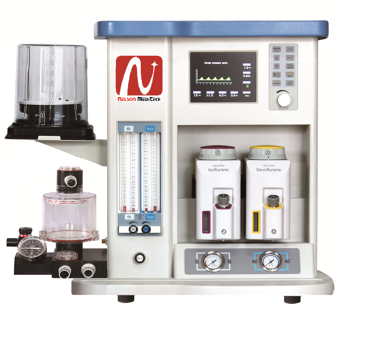Anesthesia Machine with Two Vaporizer and Ventilator NGSM-IIIC