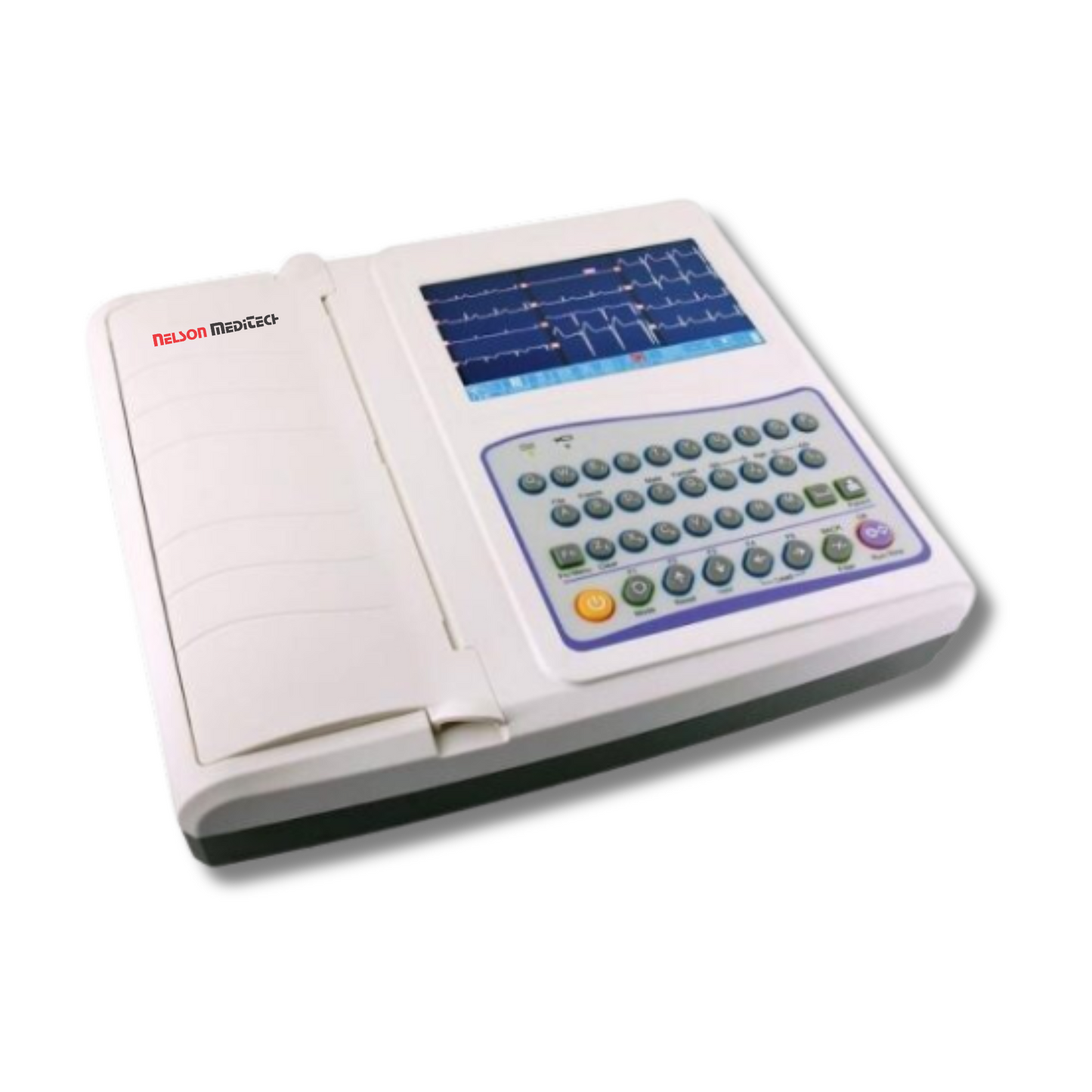 12 Channel Digital Electrocardiogram ECG Machine